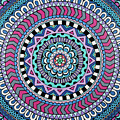 Purple Mandala Painting by Beth Ann Scott Purple Mandala Painting by Beth Ann Scott