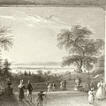 City And Lake Of Constance From The Chateau Wolfsberg by William Henry Bartlett City And Lake Of Constance From The Chateau Wolfsberg by William Henry Bartlett