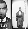 Civil Rights Leader John Lewis Mugshot Acrylic Print by Digital ...