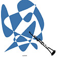 Clarinet in Blue Digital Art by David Bridburg Clarinet in Blue Digital Art by David Bridburg