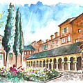 Cloitre Saint Salvy In Albi Painting by Miki De Goodaboom Cloitre Saint Salvy In Albi Painting by Miki De Goodaboom