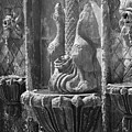Closeup of Terracotta Water Fountain In Black and White La Quinta Art District by Colleen Cornelius Closeup of Terracotta Water Fountain In Black and White La Quinta Art District by Colleen Cornelius