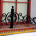 Closeup of Window Decorated with Terracotta Tiles and Wrought Iron Photograph by Colleen Photograph by Colleen Cornelius Closeup of Window Decorated with Terracotta Tiles and Wrought Iron Photograph by Colleen Photograph by Colleen Cornelius