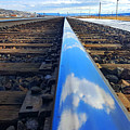Clouds on the rail Photograph by Robert WK Clark Clouds on the rail Photograph by Robert WK Clark