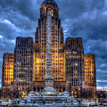 Clouds Over City Hall by Don Nieman