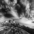 Clouds Over Pemaquid Lighthouse Photograph by Darren White Clouds Over Pemaquid Lighthouse Photograph by Darren White
