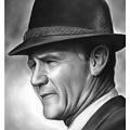 Coach Tom Landry Drawing by Greg Joens Coach Tom Landry Drawing by Greg Joens