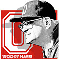 Coach Woody Hayes Digital Art by Greg Joens Coach Woody Hayes Digital Art by Greg Joens