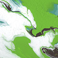 Coffee Bean 1- Abstract Art by Linda Woods Mixed Media by Linda Woods Coffee Bean 1- Abstract Art by Linda Woods Mixed Media by Linda Woods