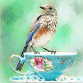 Coffee Tea Or Me Painting by Tina LeCour Coffee Tea Or Me Painting by Tina LeCour