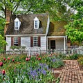Colonial Williamsburg Flower Garden Photograph by Todd Hostetter Colonial Williamsburg Flower Garden Photograph by Todd Hostetter