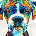 Colorful Boxer Dog Art By Sharon Cummings Painting by Sharon Cummings Colorful Boxer Dog Art By Sharon Cummings Painting by Sharon Cummings