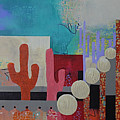 Colorful Desert Painting by April Burton Colorful Desert Painting by April Burton