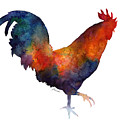 Colorful Rooster Painting by Hailey E Herrera Colorful Rooster Painting by Hailey E Herrera
