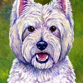 Colorful West Highland White Terrier Dog Painting by Rebecca Wang Colorful West Highland White Terrier Dog Painting by Rebecca Wang