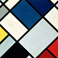 ContraComposition of Dissonances Painting by Theo van Doesburg