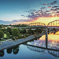 Coolidge Park Sunrise Panoramic Photograph by Steven Llorca Coolidge Park Sunrise Panoramic Photograph by Steven Llorca