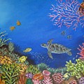 Coral Reef Painting by Amelie Simmons Coral Reef Painting by Amelie Simmons