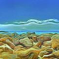 Corfu 3 - Surreal Rocks Photograph by Leigh Kemp Corfu 3 - Surreal Rocks Photograph by Leigh Kemp