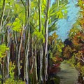 Country Walk Pastel by Barbara O'Toole Country Walk Pastel by Barbara O'Toole
