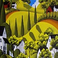 Country Wash - countryside landscape Painting by Debbie Criswell Country Wash - countryside landscape Painting by Debbie Criswell