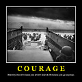 Courage -- D Day Poster Photograph by War Is Hell Store Courage -- D Day Poster Photograph by War Is Hell Store
