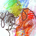 Crayon Scribble#2 Painting by Jane Davies Crayon Scribble#2 Painting by Jane Davies