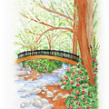 Creek Crossing Painting by Lori Taylor Creek Crossing Painting by Lori Taylor