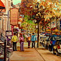 Crescent Street Montreal by Carole Spandau Crescent Street Montreal by Carole Spandau
