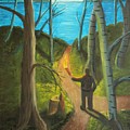 Crossroads Painting by David Bigelow Crossroads Painting by David Bigelow