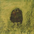 Crow 26 Painting by David Ladmore Crow 26 Painting by David Ladmore