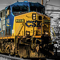 CSX Engine Gaithersburg MD Photograph by Thomas Marchessault CSX Engine Gaithersburg MD Photograph by Thomas Marchessault