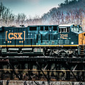 CSX GE Engine 3046 on Trestle Photograph by Thomas Marchessault CSX GE Engine 3046 on Trestle Photograph by Thomas Marchessault