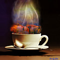 Cup of Autumn Digital Art by Lilia D Cup of Autumn Digital Art by Lilia D