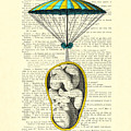 Curled Up Baby With Parachute by Madame Memento Curled Up Baby With Parachute by Madame Memento