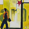 Dam Shopper Painting by Patricia Arroyo Dam Shopper Painting by Patricia Arroyo