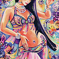 Dancing in the Mystery of Shahrazad Painting by Eva Campbell Dancing in the Mystery of Shahrazad Painting by Eva Campbell
