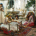 Dans Une Ville De Campagne Alger by Frederick Arthur Bridgman Dans Une Ville De Campagne Alger by Frederick Arthur Bridgman