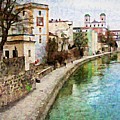 Danube River at Passau, Germany Digital Art by Tatiana Travelways Danube River at Passau, Germany Digital Art by Tatiana Travelways