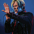 David Bowie Live Painting Painting by Paul Meijering David Bowie Live Painting Painting by Paul Meijering