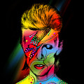David Bowie Digital Art by Mark Ashkenazi David Bowie Digital Art by Mark Ashkenazi