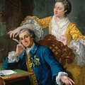 David Garrick With His Wife Eva-maria Veigel by William Hogarth David Garrick With His Wife Eva-maria Veigel by William Hogarth