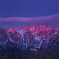 Dawn Alpenglow Mount Whitney Eastern Sierras Alabama Hills California  by Dave Welling