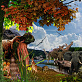 Day 6 II Digital Art by Lourry Legarde Day 6 II Digital Art by Lourry Legarde