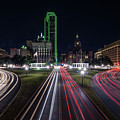 Dealey Plaza Dallas at Night Photograph by Todd Aaron Dealey Plaza Dallas at Night Photograph by Todd Aaron