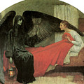 Death and the Maiden Metal Print by Marianne Stokes