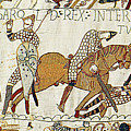 Death Of Harold, Bayeux Tapestry Photograph by Photo Researchers Death Of Harold, Bayeux Tapestry Photograph by Photo Researchers