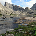 Deep Lake and Temple Mountains Photograph by Brett Pelletier Deep Lake and Temple Mountains Photograph by Brett Pelletier