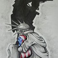 Defending Liberty Drawing by Howard King Defending Liberty Drawing by Howard King