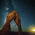 Delicate Arch Moonset Photograph by Darren White Delicate Arch Moonset Photograph by Darren White